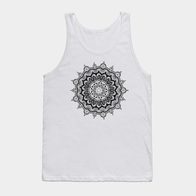 Mandala #3 Tank Top by wiccked